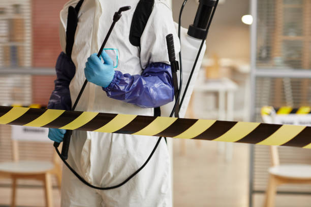 Professional Biohazard Cleanup technician working in Gibbsboro, NJ